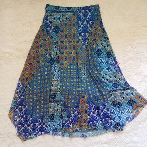 Chico's Multi Colored Flowy Skirt
